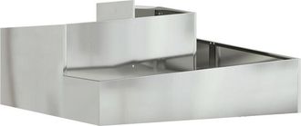 vidaXL Vidaxl - Garden Planter Silver 100 x 100 x 50 cm Galvanised steel