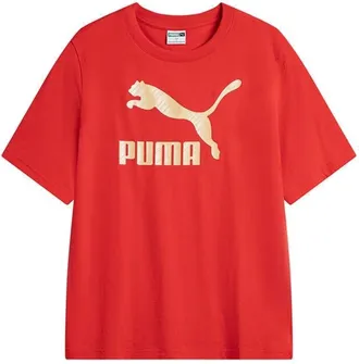 Puma Classics GS Shortsleeve Tee Red Gold 625824-11