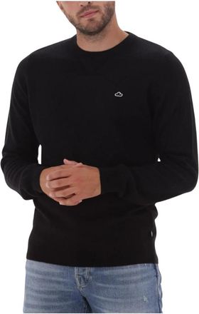 The Goodpeople Heren Truien & Vesten Knox - Heren - Ronde hals truien - Zwart - XL - Wol - Truien & Vesten