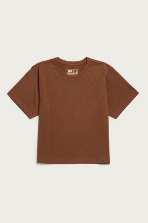 Bridge & Burn Recycled Boxy Tee in Bronze at Nordstrom, Size Xx-Large