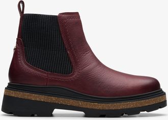 Clarks HencroftStepWP in Red Leather