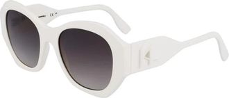 Karl Lagerfeld Kl 6146S 105 Zonnebrillen - Dames - Zonnebrillen - Wit - 54 MM - Accessoires