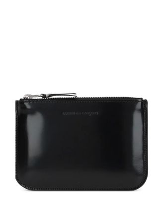 Comme Des Garçons top zip coin purse - Black