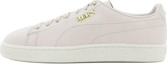 Puma (WMNS) PUMA Basket Premium Logo Silver Peony Puma Team Gold 369952-01