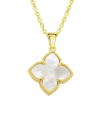 Adornia Adornia 14K Plated Pearl Pendant Necklace