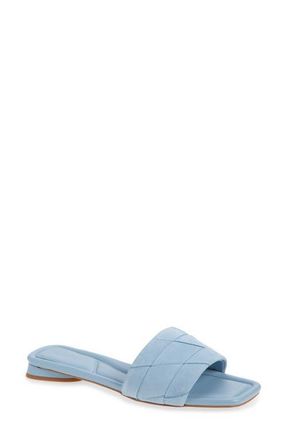 Nordstrom Brynn Slide Sandal in Blue Ashley at Nordstrom, Size 7.5