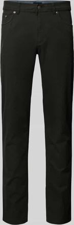 Christian Berg Regular Fit Stoffhose mit 5-Pocket-Design in Bottle, Größe 32/30