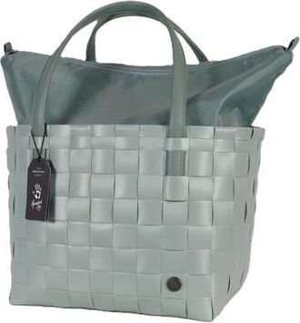 Handed By Color Deluxe Recycled Tote Bag in Grey/green at Nordstrom, Size Medium