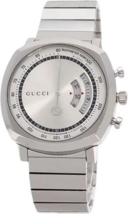 Gucci Pre-owned Watches, male, Gray, Size: ONE SIZE Pre-owned Vintage Wristwatch