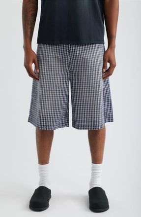 Elwood Seersucker Shorts in Plaid at Nordstrom, Size 32
