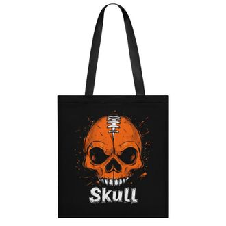 Generic Skull Football Soccer Womens Tote Casual Shopping Bag Lightweight Shoulder Bags Hobos Handbag for Work Travel Daily 35x40cm