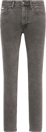 Calvin Klein Jeans Skinny-fit-Jeans CALVIN KLEIN JEANS SKINNY, Herren, Gr. 30, L&auml;nge 32, light oyster, Denim/Jeans, Obermaterial: 80% Baumwolle, 12% Polyester, 6% Elasto