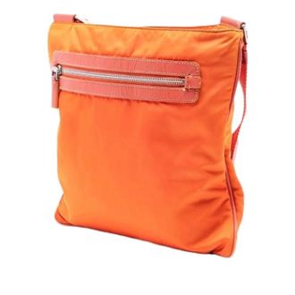 Prada Pre-owned Vintage Crossbody Bag - Dames - Pre-owned - Oranje - Maat: ONE Size Nylon