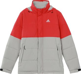 adidas Outdoor hooded Sports Down Jacket Gray GF0110