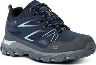 Regatta Womens Holcombe Low III Walking Shoes Water Resistant Padded Durable Hiking Footwear