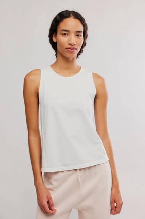 Free People Hot Shot Twist Tank In White