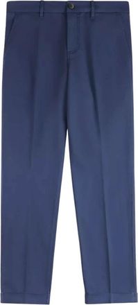 Fay Navy Chino Broek - Dames - Chinos - Blauw - W29 - Katoen - Broeken