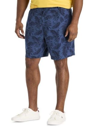 Nautica Big & Tall Pull-On Striped Shorts in Lapis Blue at Nordstrom, Size 42S