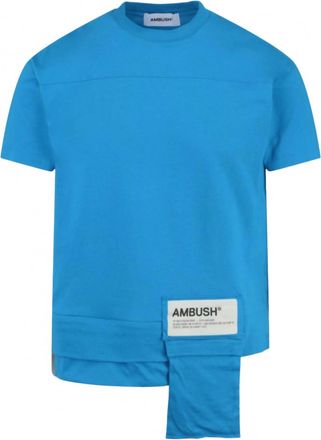 AMBUSH Mens Waist Pocket T-Shirt In Blue