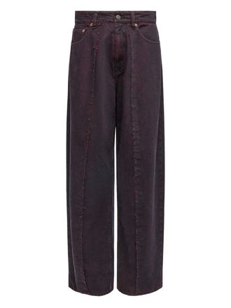 Maison Margiela single-stitch logo jeans - Purple