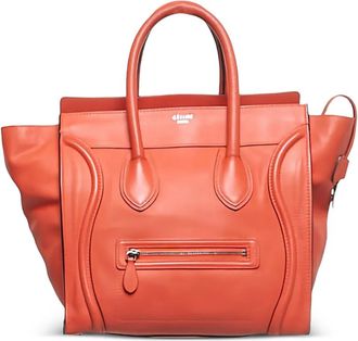 Celine Borsa tote mini in pelle - Arancione