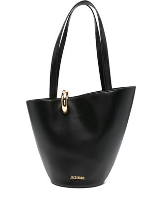 Jacquemus Jacquemus Womens Le Bambola Moyen Leather Bucket Bag