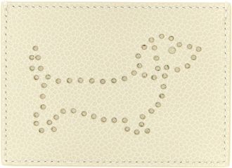 Thom Browne Womens Beige Calfskin Cardholder Accessory