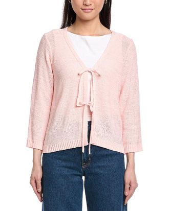 Jones New York Tie-Front Cardigan
