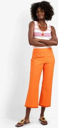 Trina Turk Gulf Pant in Orange Oasis at Nordstrom, Size 10