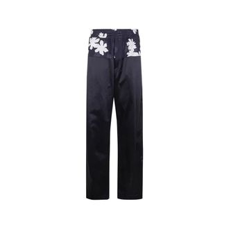 Dries Van Noten Straight Trousers, male, Black, Size: XL Straight Trousers