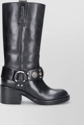 Chlo&eacute; leather knee-high boots