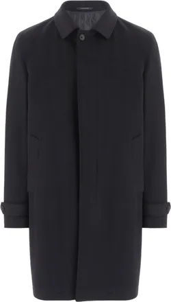 Tagliatore Ultramarine Blue Virgin Wool Coat