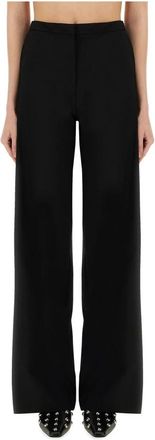 Pantaloni Torino Pantalone Diana - Dames - Wijde Broeken - Zwart - S - Broeken