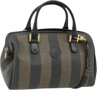 Fendi Pre-owned Handbags, female, Multicolor, Size: ONE SIZE Pre-owned Vintage Boston Bag