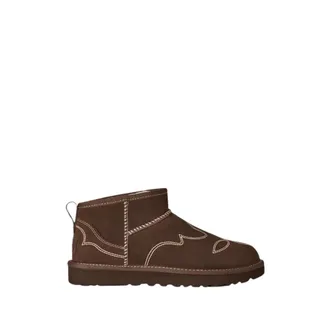 UGG Classic Ultra Mini Western - Shoes - Mujer - Marr&oacute;n - 35 EU