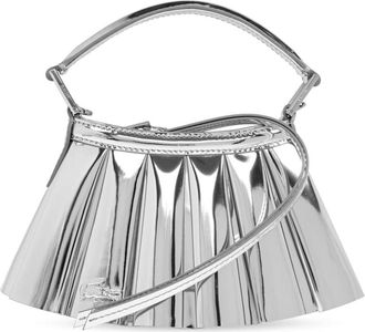 Lacoste Lenglen XXS Handtas - Dames - Handtassen - Grijs - ONE Size - Leer - Tassen