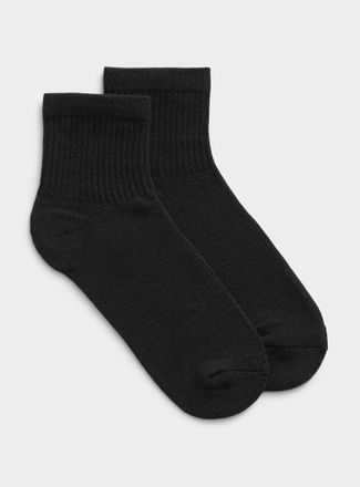 Simons Womens Solid colour ankle socks