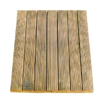 No Brand Piastrella in legno dritta 100x100 cm e 36 mm