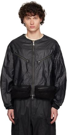 [ANDERSSON BELL]★24FW★LUNA BACK-CORSET BOMBER JACKET Andersson Bell Gray Luna Back-Corset Bomber Jacket from