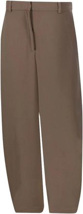 By Malene Birger Carlien Pant - Dames - Wijde Broeken - Bruin - L - Polyester - Broeken