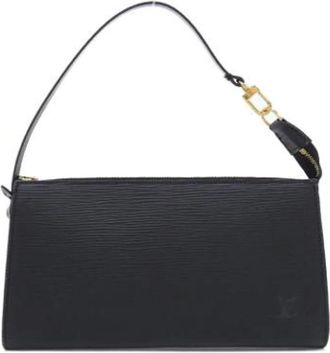 Louis Vuitton Pre-owned Epi Pochette - Dames - Vintage Handtas - Zwart - ONE Size - Leer - Vintage