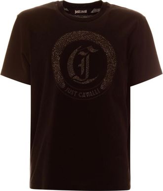 Just Cavalli T-shirts en Polos - Heren - T-shirts - Zwart - 2XL - Tops