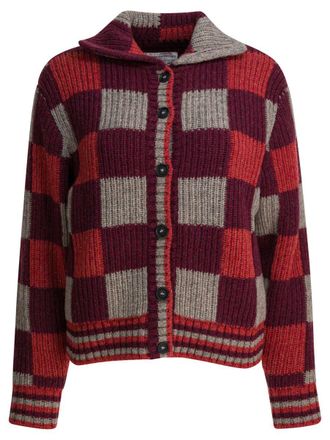 Filson Checkered Wool Cardigan