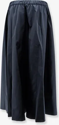 Aspesi Womens Skirt Taffeta Blue Polyester