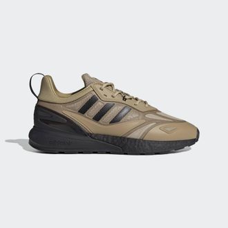 adidas Originals Mens ZX 2K BOOST 2.0 Shoes - Beige - Size UK 9.5