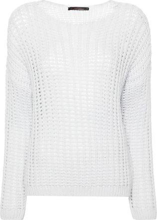 Incentive! Cashmere open-knit cashmere jumper - women - Cashmere - L - Blue