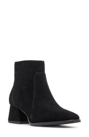 Blondo Marcie Waterproof Bootie in Black Suede at Nordstrom Rack, Size 6.5