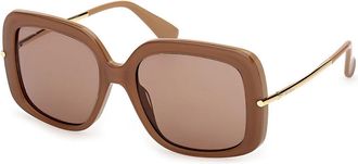 Max Mara MM0195 46E Womens Sunglasses Size 55