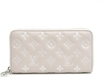 Louis Vuitton Gray Monogram Empreinte Long Wallet (Bi-Fold) (Pre-Owned)