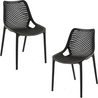Regalos Miguel Packs Sillas Comedor - Pack 2 Sillas Kusin - Negro